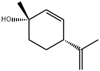 (1S,4R)-1-methyl-4-(prop-1-en-2-yl)cyclohex-2-enol Struktur