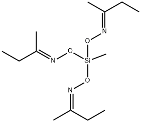 Methyltris(methylethylketoxime)silane Struktur