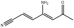 2,4-Heptadienenitrile, 4-amino-6-oxo-, (2E,4Z)- (9CI) Structure