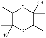 2,3,5,6-四甲基-1,4-二氧杂环-2,5-二醇, 23147-57-1, 结构式