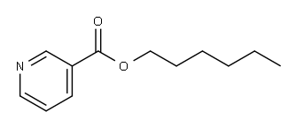 Hexyl nicotinate Structure