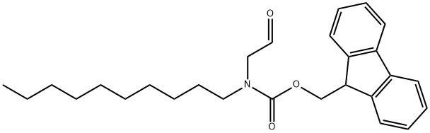 [N-(9-FLUORENYLMETHOXYCARBONYL)-N-DECYLAMINO]ETHANAL|癸基(2-氧代乙基)氨基甲酸 9H-芴-9-甲基酯