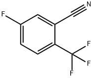 5-フルオロ-2-(トリフルオロメチル)ベンゾニトリル 化学構造式