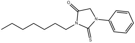 3-heptyl-1-phenyl-2-thiohydantoin|