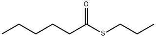 Hexanethioic acid S-propyl ester Structure