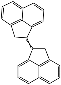 1-[アセナフチレン-1(2H)-イリデン]-1,2-ジヒドロアセナフチレン 化学構造式