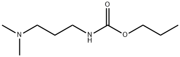 N-[3-(ジメチルアミノ)プロピル]カルバミド酸プロピル 化学構造式