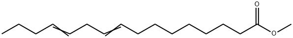 9,12-Hexadecadienoic acid methyl ester Structure