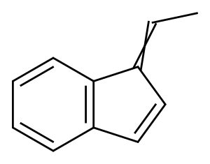 1H-INDENE,1-ETHYLIDENE- Structure
