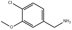 4-Chloro-3-methoxybenzenemethanamine Struktur