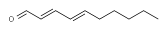 trans,trans-2,4-Decadien-1-al Structure