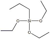 Triethoxypropylsilane Struktur