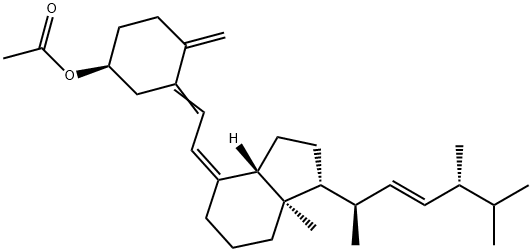 Acetic acid 4-methylene-3-{2-[7a-methyl-1-(1,4,5-trimethyl-hex-2-enyl)-octahydro-inden-4-ylidene]-ethylidene}-cyclohexyl ester|