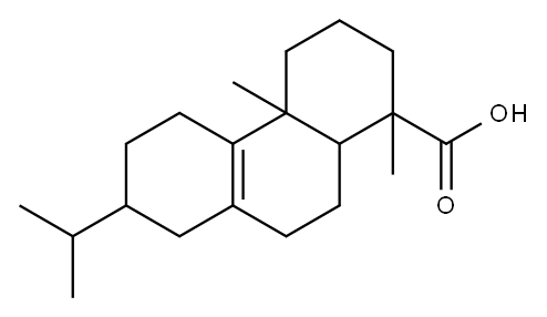 1,2,3,4,4a,5,6,7,8,9,10,10a-Dodecahydro-7-isopropyl-1,4a-dimethyl-1-phenanthrenecarboxylic acid Structure