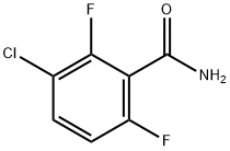 3-CHLORO-2,6-DIFLUOROBENZAMIDE Struktur