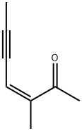 3-Hepten-5-yn-2-one, 3-methyl-, (3Z)- (9CI) Structure