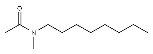 Acetamide,  N-methyl-N-octyl- Structure