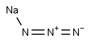 アジ化ナトリウム 化学構造式