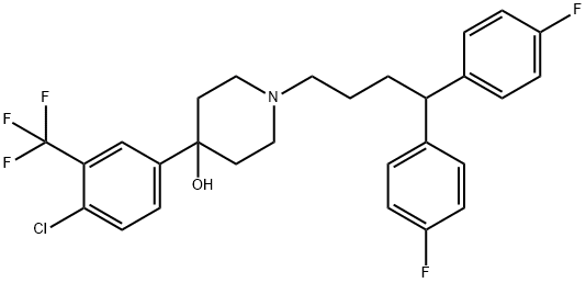 五氟利多, 26864-56-2, 结构式