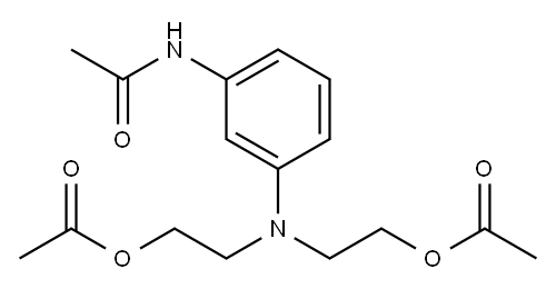 2,2'-[(3-Acetamidophenyl)imino]diethyl diacetate Structure