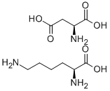 L-Lysine-L-aspartate Struktur