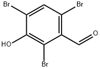 2,4,6-トリブロモ-3-ヒドロキシベンズアルデヒド 化学構造式