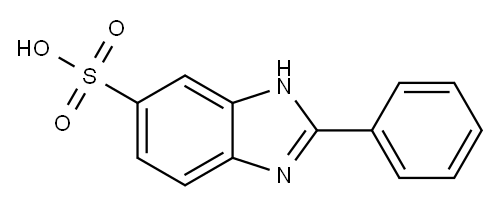 2-Phenylbenzimidazole-5-sulfonic acid Structure