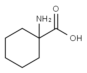 1-Amino-1-cyclohexanecarboxylic acid Structure