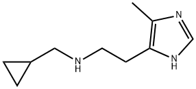 1H-Imidazole-4-ethanamine,  N-(cyclopropylmethyl)-5-methyl-  (9CI) Structure