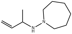 Hexahydro-N-(1-methyl-2-propenyl)-1H-azepin-1-amine|