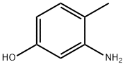 3-Amino-4-methylphenol Struktur