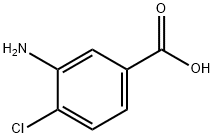 3-氨基-4-氯苯甲酸, 2840-28-0, 结构式