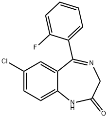 N-desalkylflurazepam Struktur