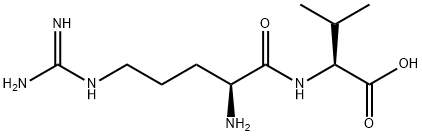 N-L-アルギニル-L-バリン 化学構造式