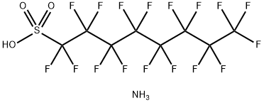 Ammonium perfluorooctanesulfonate Struktur