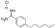 4-Hexylbenzamidine hydrochloride 结构式