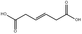 Hex-3-enedioic acid Structure