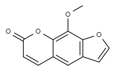 8-Methoxypsoralen Structure