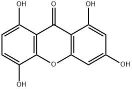 去甲基雏菊叶龙胆酮, 2980-32-7, 结构式