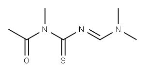 Acetamide,  N-[[[(dimethylamino)methylene]amino]thioxomethyl]-N-methyl-|