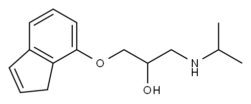 1-[(1H-Inden-7-yl)oxy]-3-[(1-methylethyl)amino]-2-propanol|1-[(1H-Inden-7-yl)oxy]-3-[(1-methylethyl)amino]-2-propanol