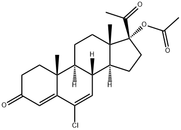 醋酸氯地孕酮, 302-22-7, 结构式
