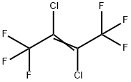 2,3-ジクロロヘキサフルオロ-2-ブテン 化学構造式