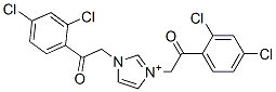1H-Imidazolium,  1,3-bis[2-(2,4-dichlorophenyl)-2-oxoethyl]- Structure