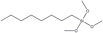Trimethoxyoctylsilane Struktur