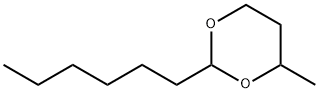 2-hexyl-4-methyl-1,3-dioxane Structure