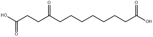 4-オキソドデカン二酸 化学構造式