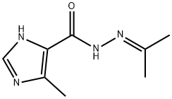 1H-Imidazole-4-carboxylic  acid,  5-methyl-,  (1-methylethylidene)hydrazide  (9CI) Structure