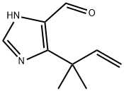1H-Imidazole-5-carboxaldehyde,  4-(1,1-dimethyl-2-propen-1-yl)- Structure