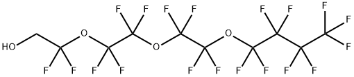 1H,1H-全氟-3,6,9-三噁-1-十三醇 结构式
